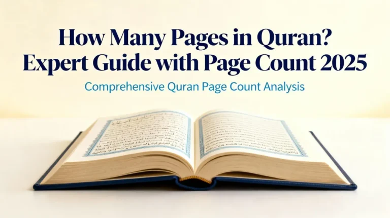 How Many Pages in Quran Expert Guide with Page Count