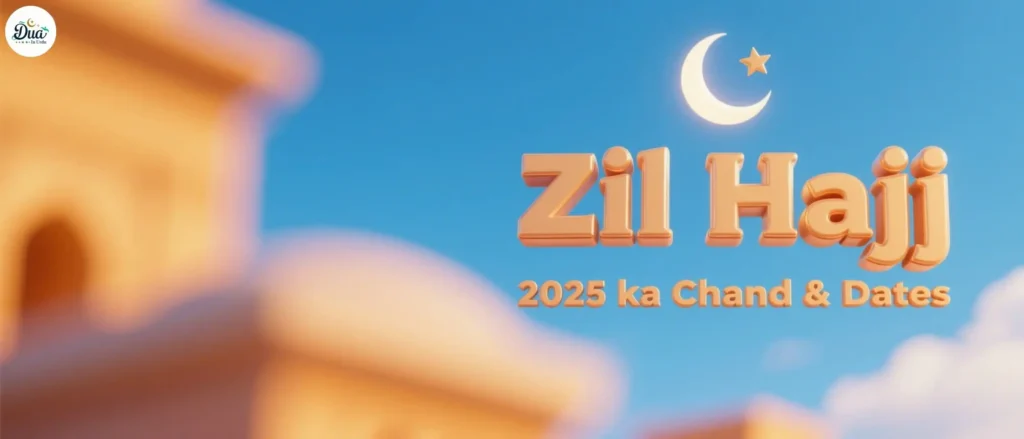 Zil Hajj 2025 ka Chand & Dates