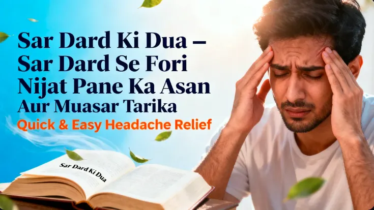 Sar Dard Ki Dua – Sar Dard Se Fori Nijat Pane Ka Asan Aur Muasar Tarika