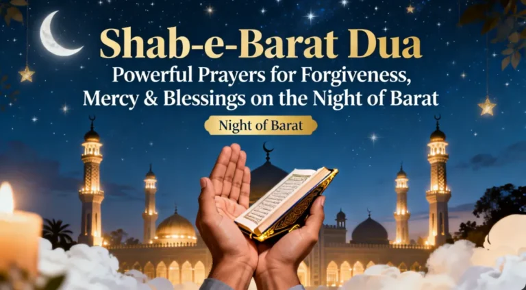 Shabe Barat Dua: Powerful Prayers for Forgiveness, Mercy & Blessings on the Night of Barat
