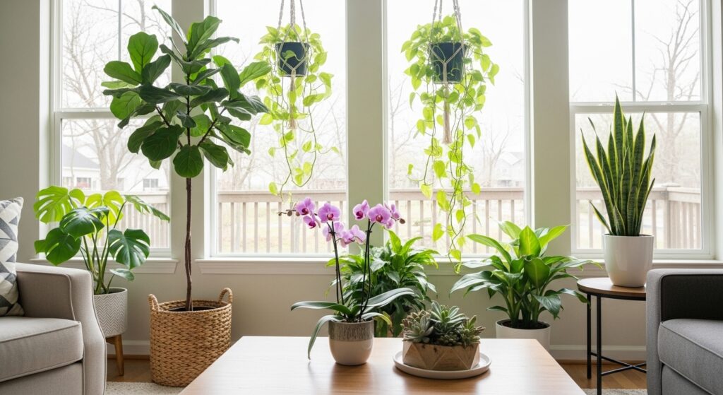 Adding indoor plants