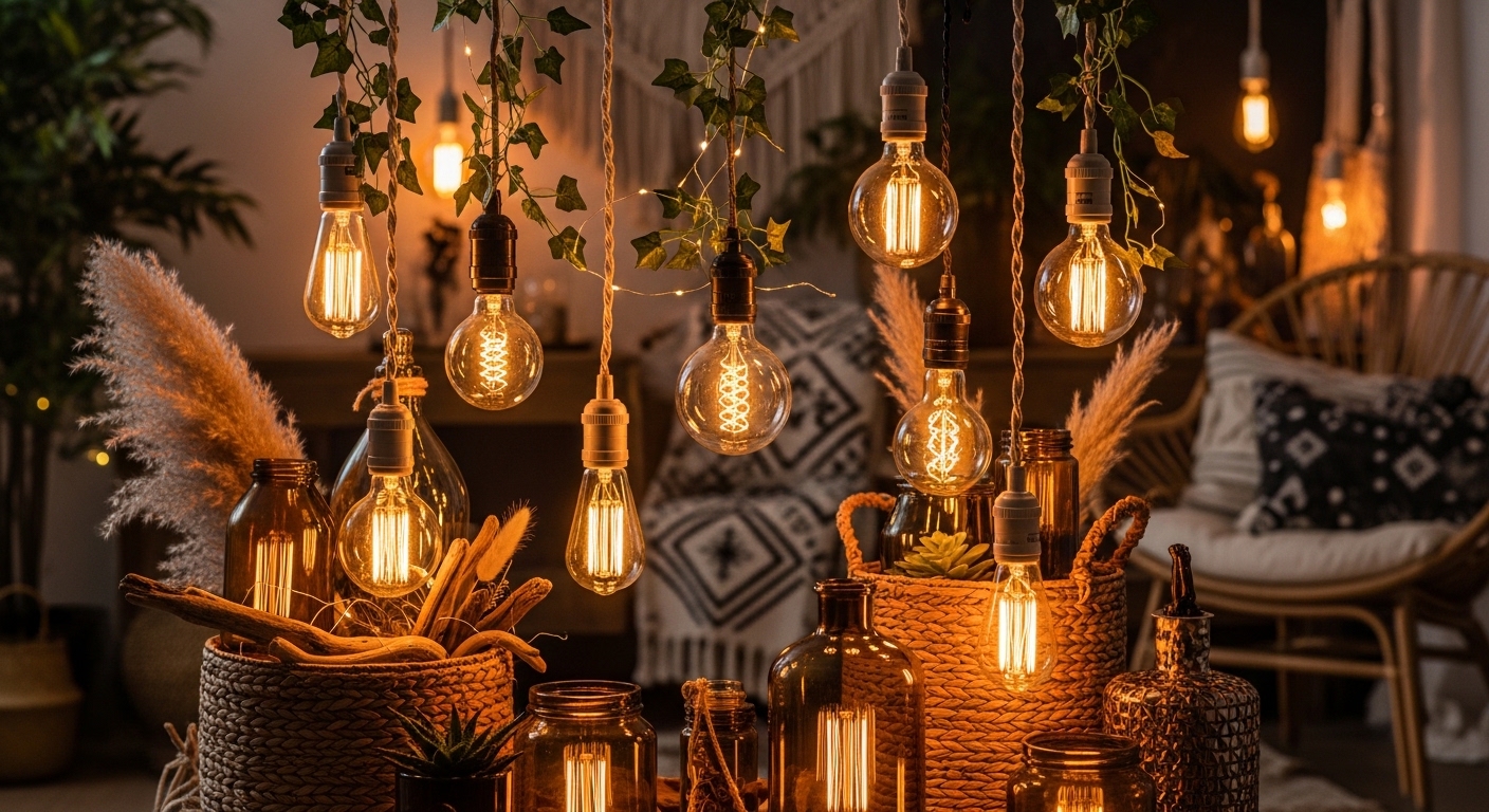 Bulbs for Boho Ambiance