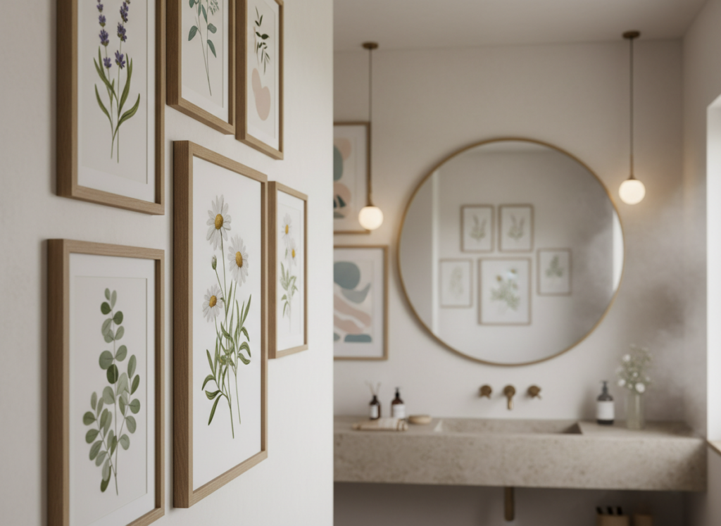 bathroom wall art wellbeing styles