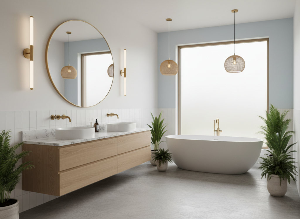 best tips for master bathroom lighting