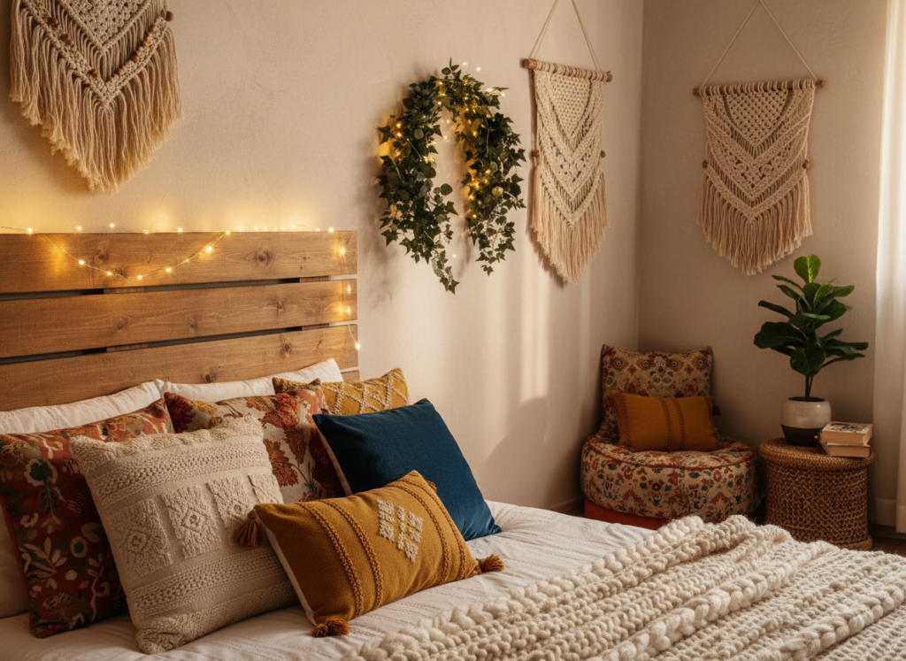 boho bedroom string lights boho bedroom string lights