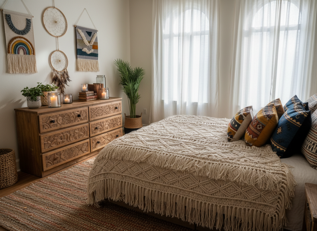 boho chic bedroom design guide