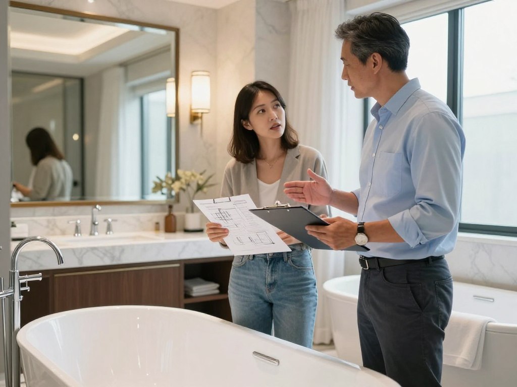 choosing master bathroom contractor