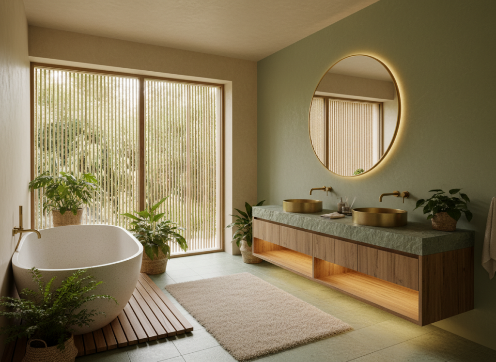 eco-friendly master bathroom remodel