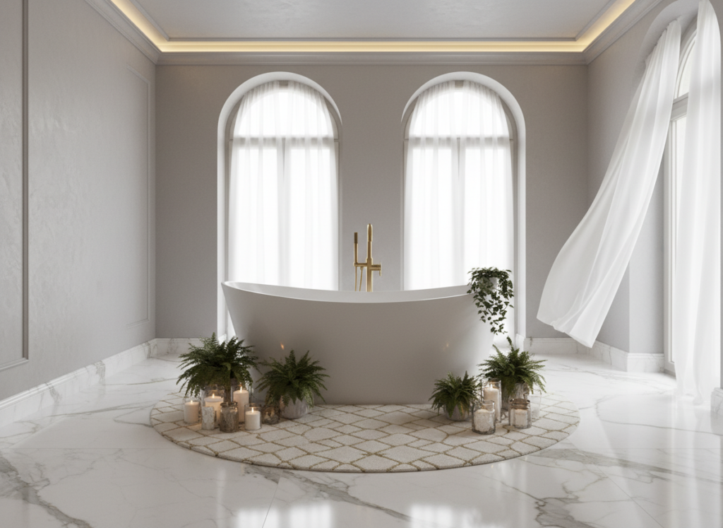 luxurious bath renovation