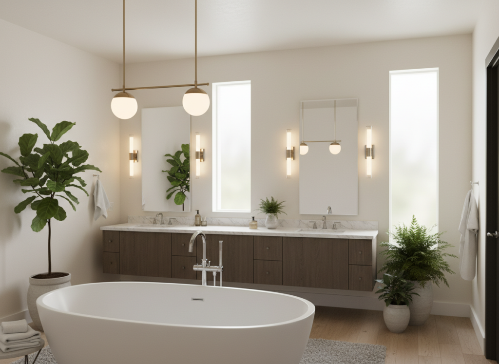 master bathroom lighting guide