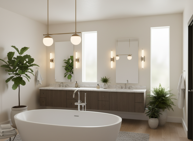 master bathroom lighting guide