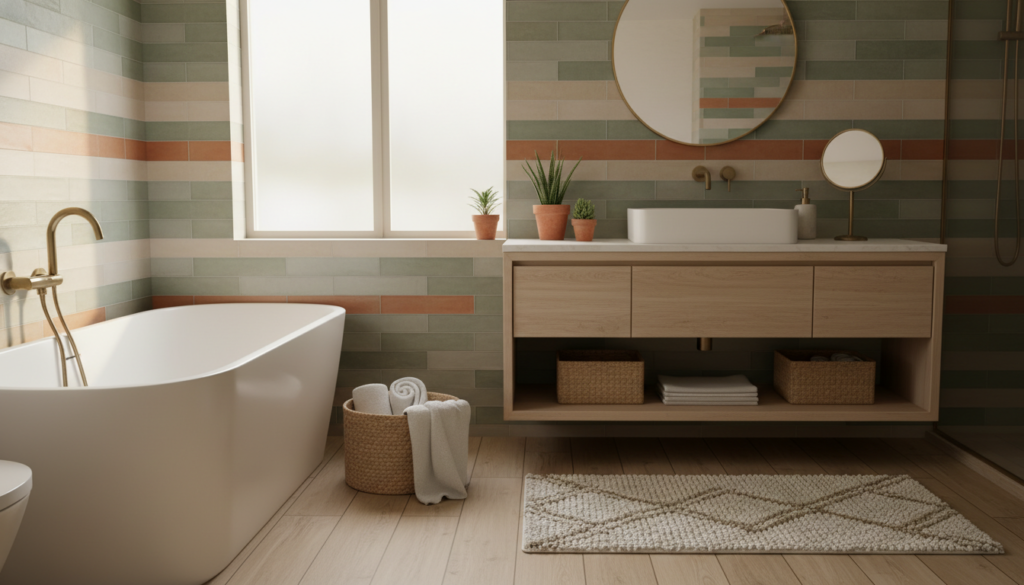 master bathroom on a budget