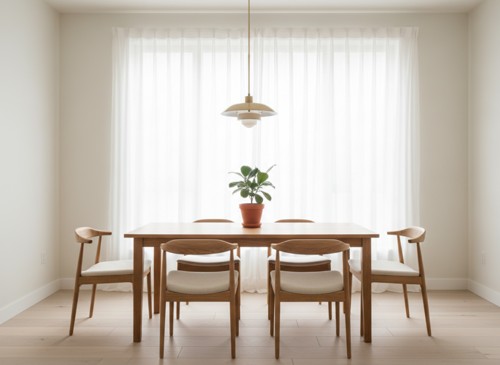 minimalist dining room