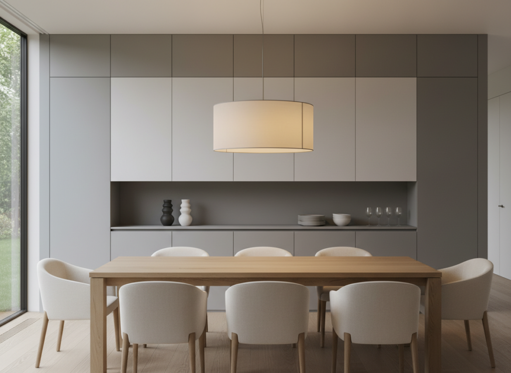 minimalist dining room cabinets