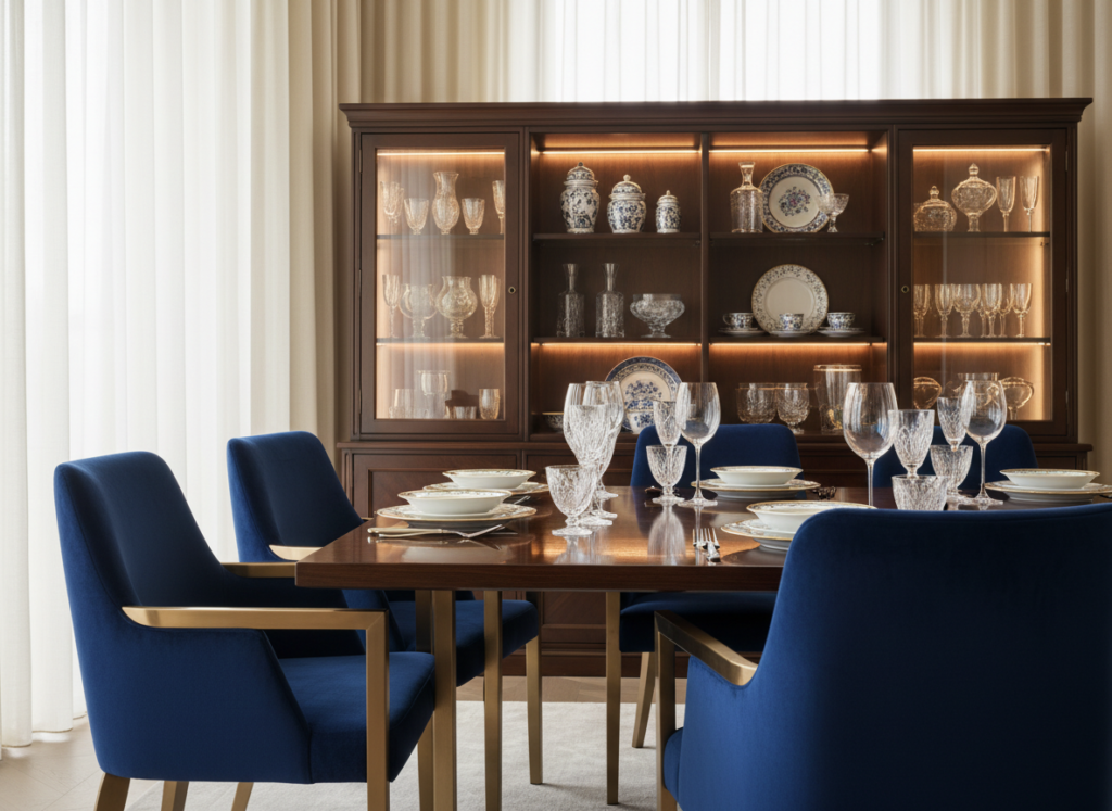 upscale dining room furnishings