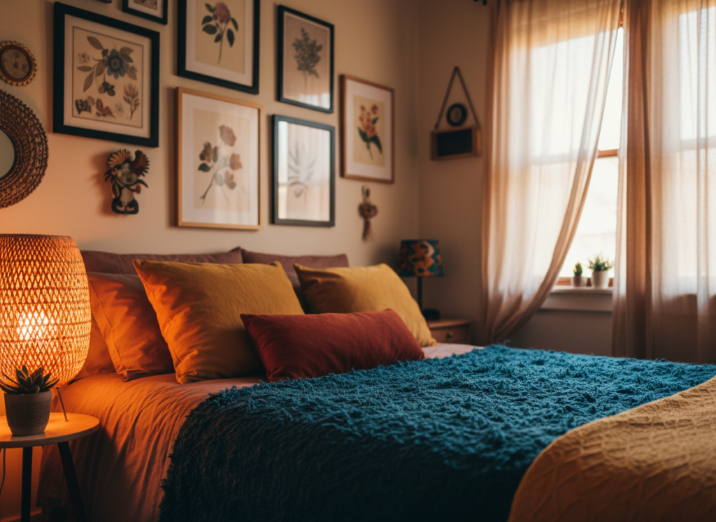 vibrant bedroom color combinations