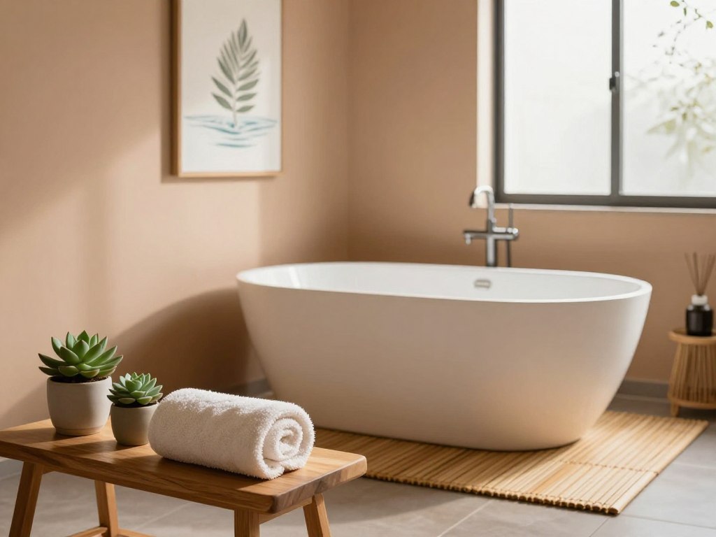 wellness bathroom decor