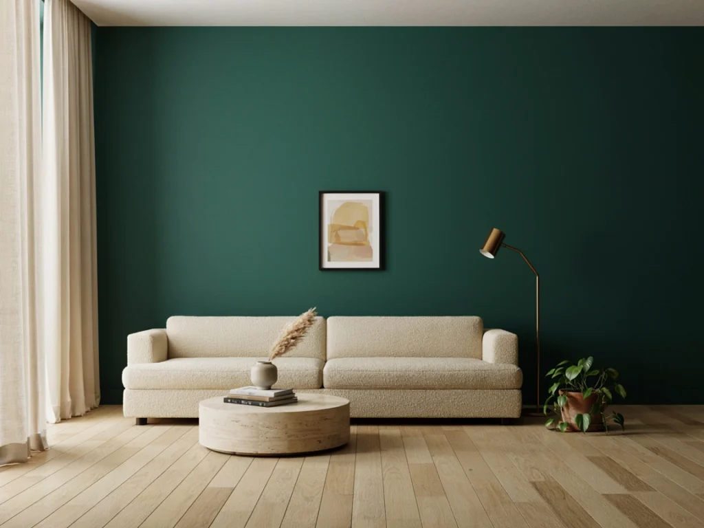 Modern living room showing why 90s home decor is making a comeback in 2026