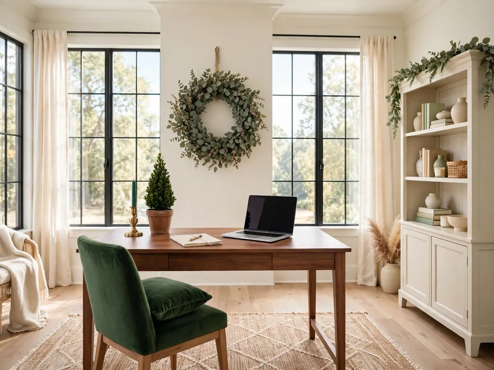 Home Office Christmas Decor: 9 Elegant Ideas Designers Actually Use