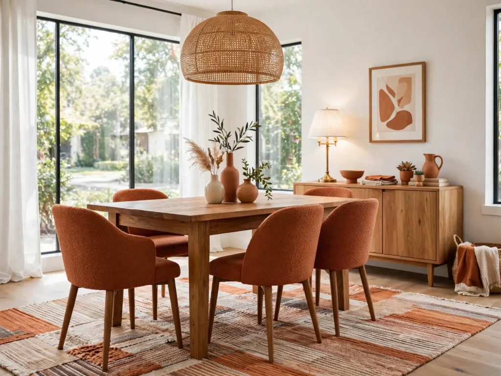 Bright modern dining room showing home decor ideas dining room that impress without trying