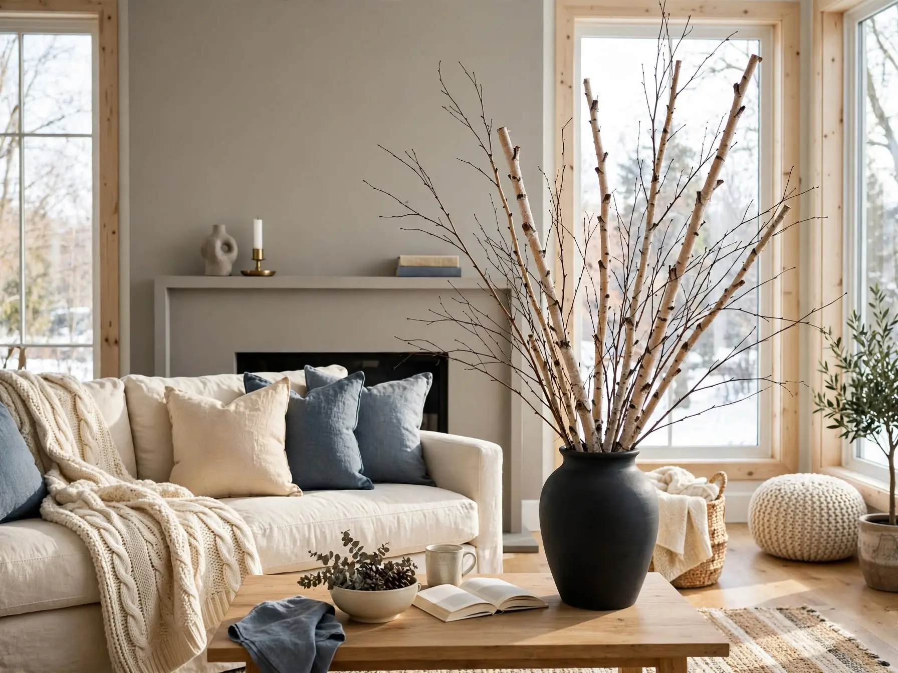 Winter Home Decor After Christmas That Doesn’t Look Like an Afterthought