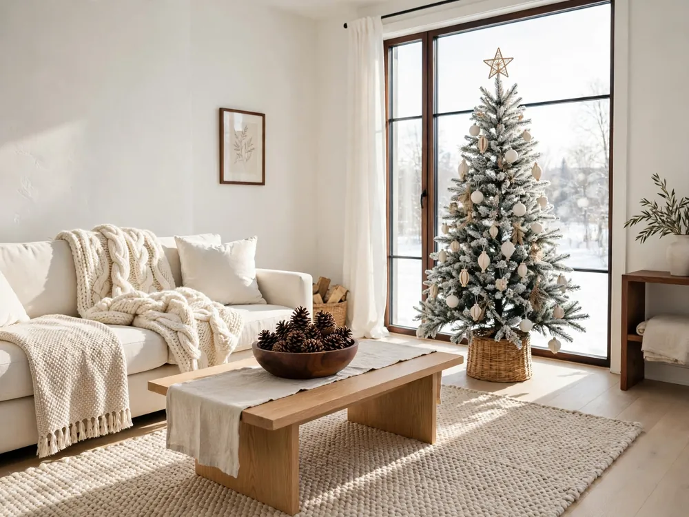 White Christmas Home Decor That Looks Cozy Without Feeling Cold